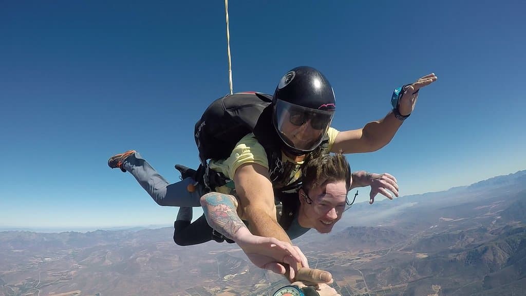 Tandem fun in FREEFALL!!!!