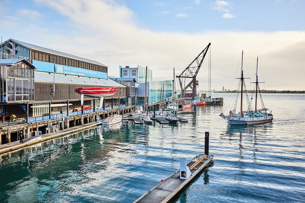 Ted Ashby heritage vessel in Museum harbour