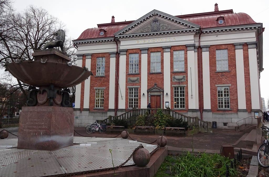 Statue and Library