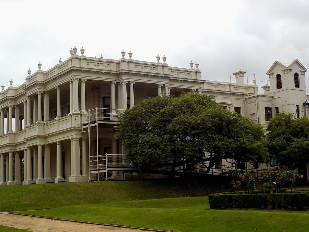 The mansion