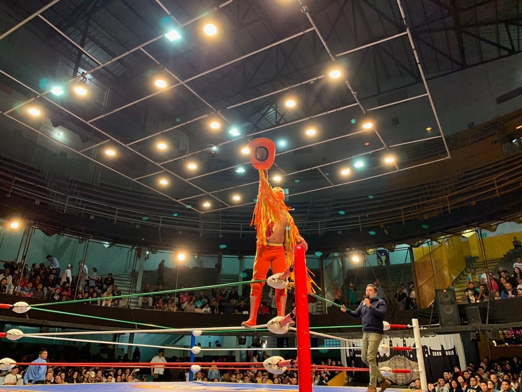 El Fuego, luchador