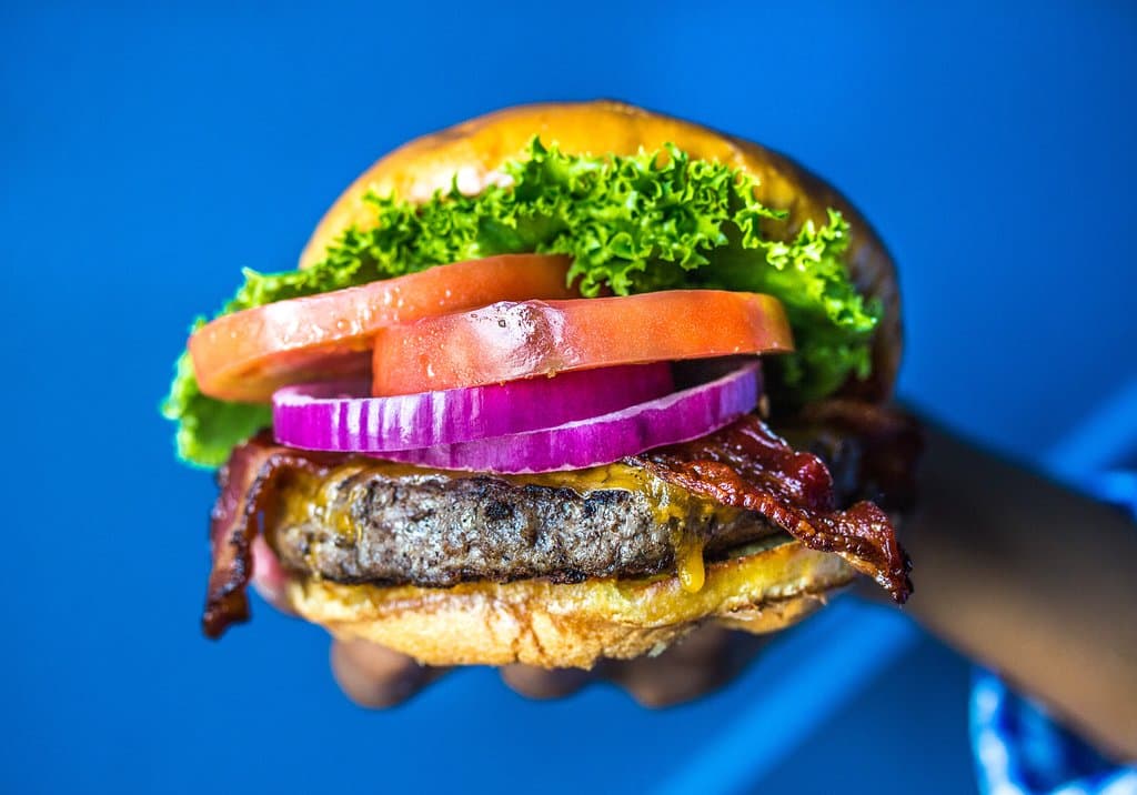 Burger at The Grove
