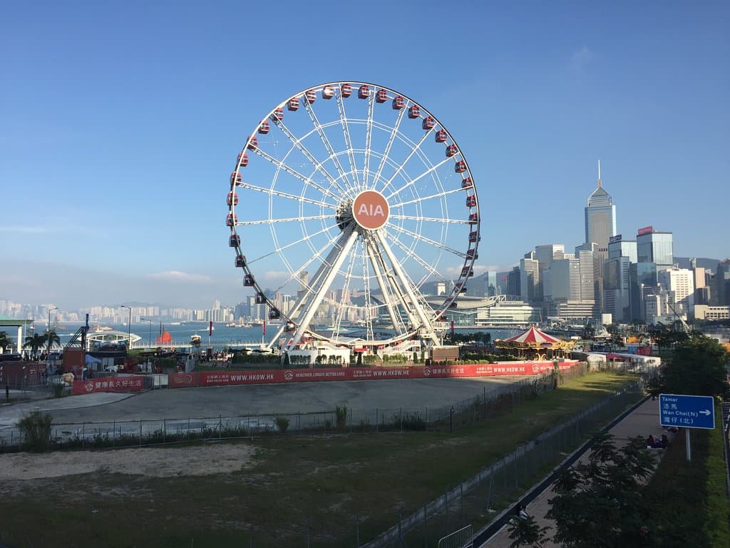 Central Waterfront Promenade - HK Observation Wheel
