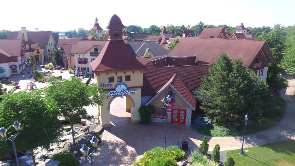River Place Shops is a German-inspired shopping village in downtown Frankenmuth, known as Michigan's Little Bavaria.