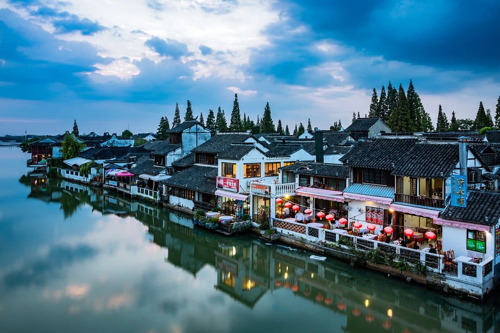Zhujiajiao Water Town in Shanghai