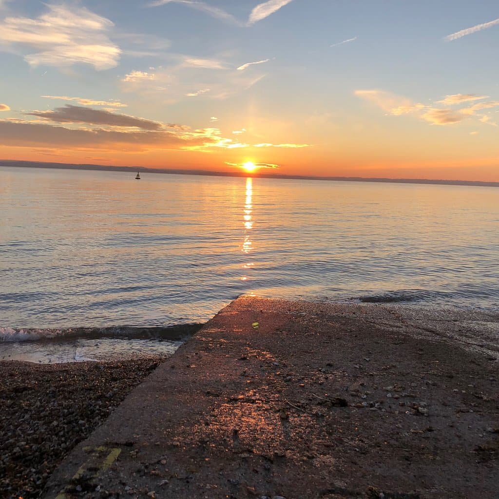 Most beautiful sunset in dec 😊