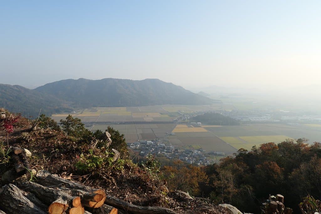 大石垣からの見事な眺望