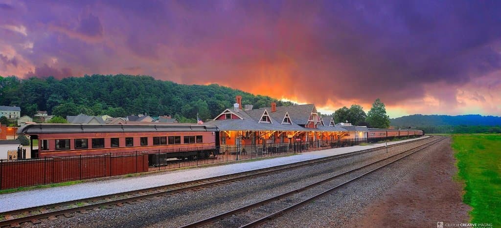 Our beautiful depot built in 1873. 