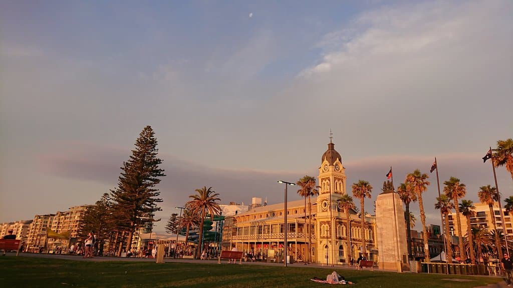 日落的BUILDING美景