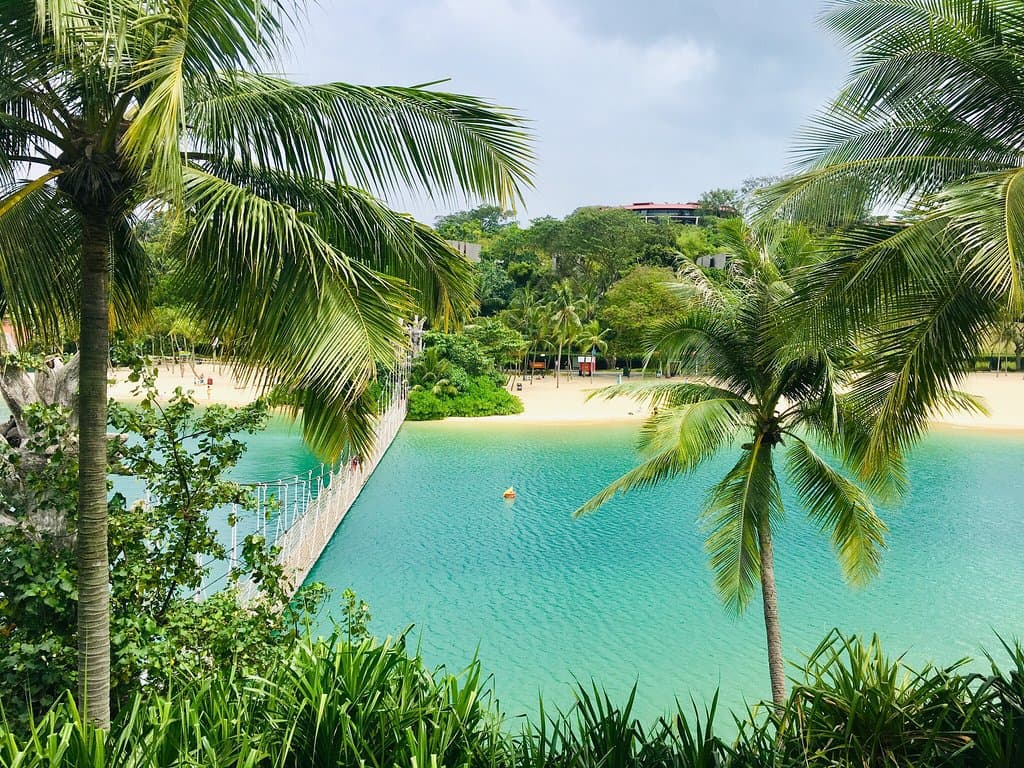 Siloso Beach and Palawan Beach Sentosa Island