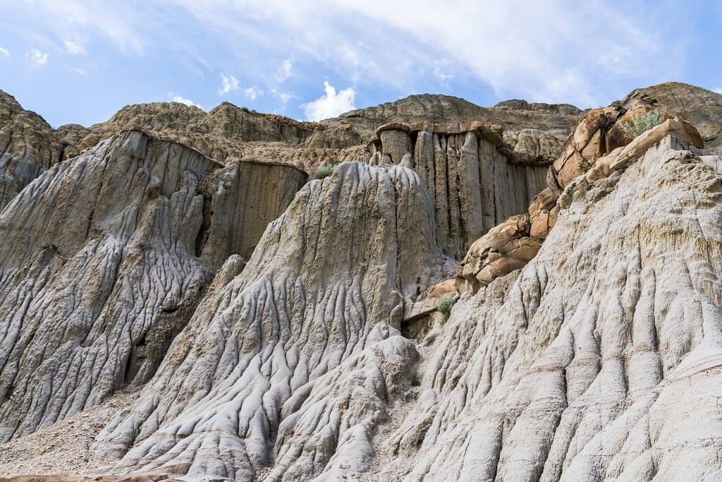 Mudstone Bluff Concretions are Eroding Out Of