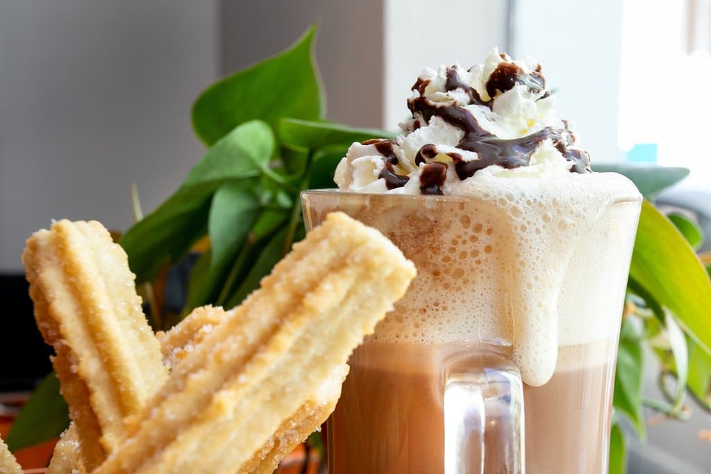 Churros with chocolate!