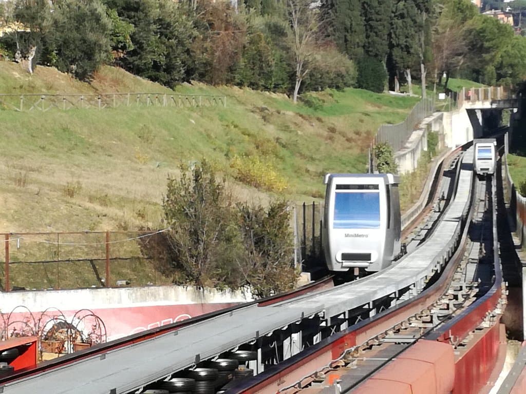 dal basso verso l'alto