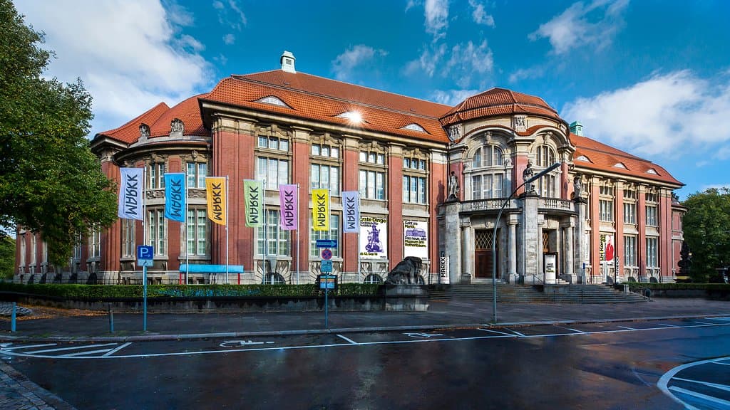 Außenansicht des Museums am Rothenbaum. Ein Bau des Spätjugendstils von 1912.
