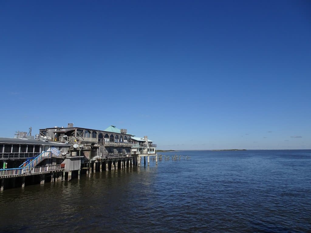Blick vom Fishing Pier Richtung Cedar Key.