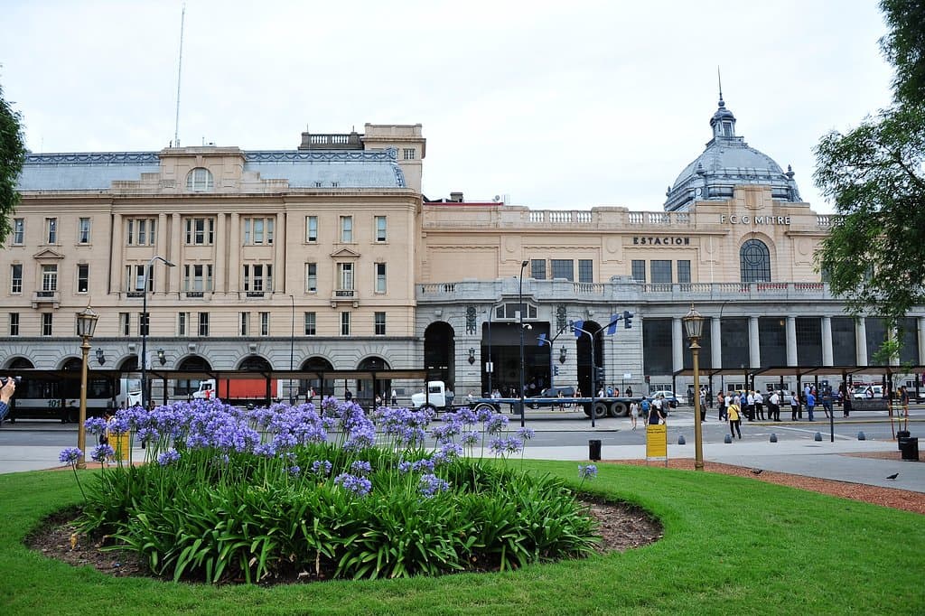External view of the train station