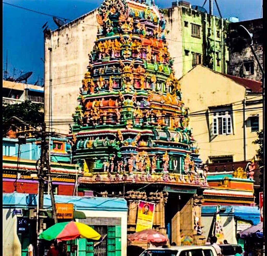 Indian Quarter of Yangon borders China Town