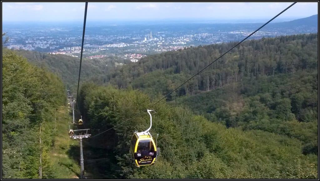 widok z kolejki