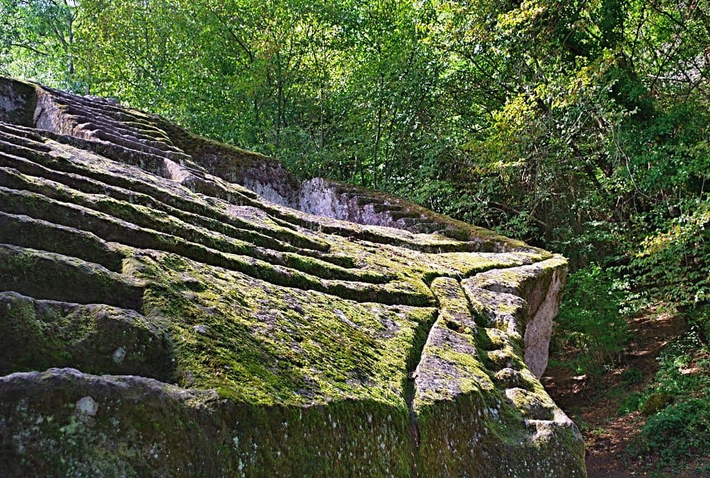 Etruscan Pyramid Altar,  Bomarzo