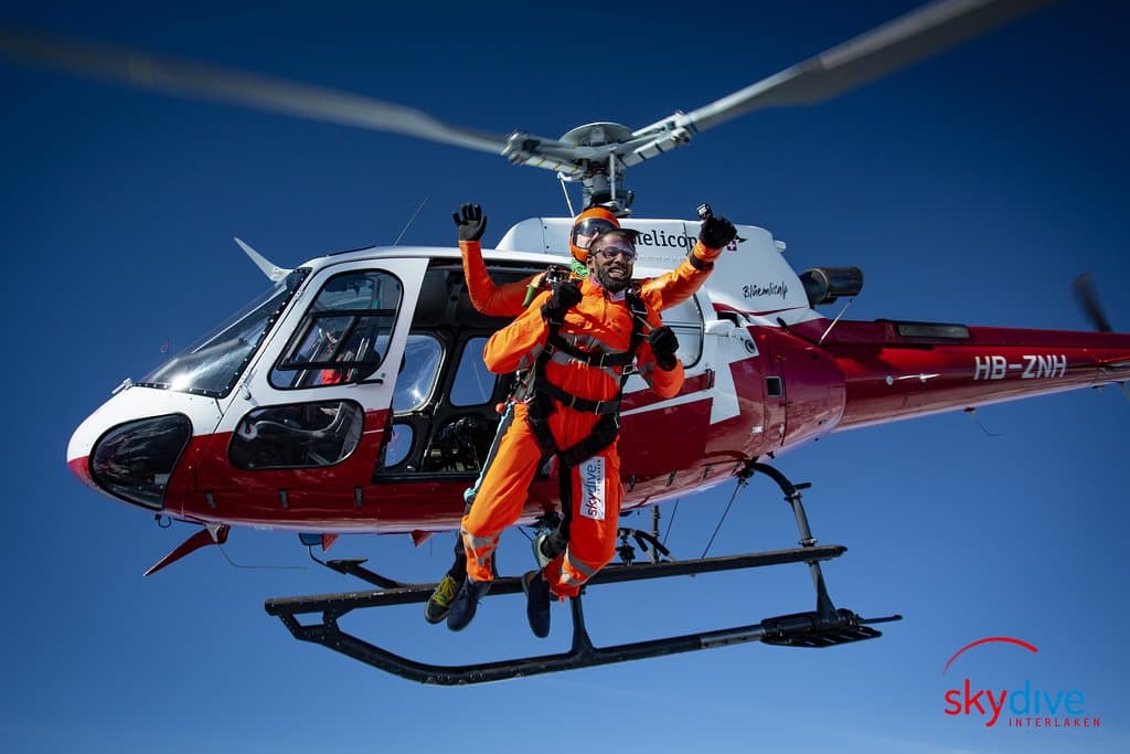 Helicopter Skydiving at Skydive Interlaken