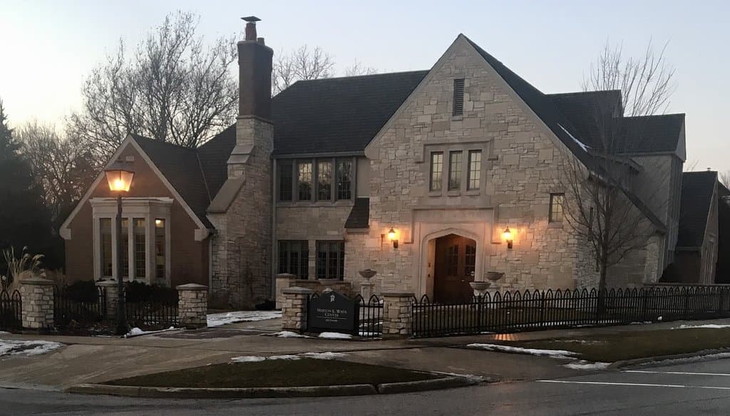 Picture of the exterior of the Wade Center