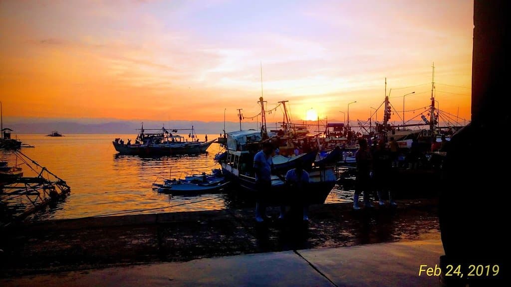 Sunrise at General Santos City Fish port
