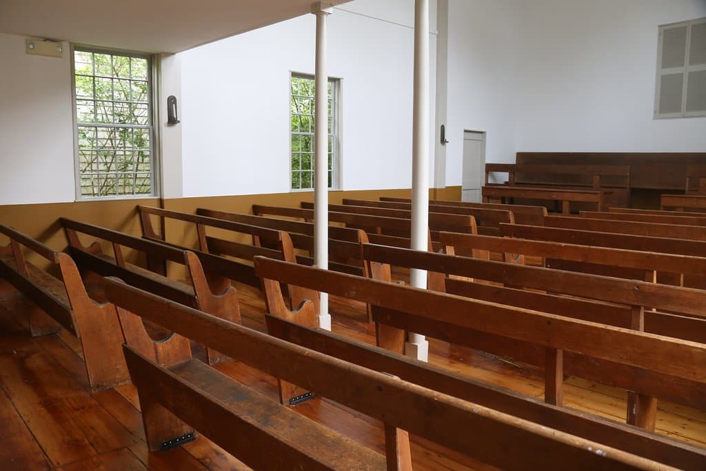 Interior of Quaker Meeting House