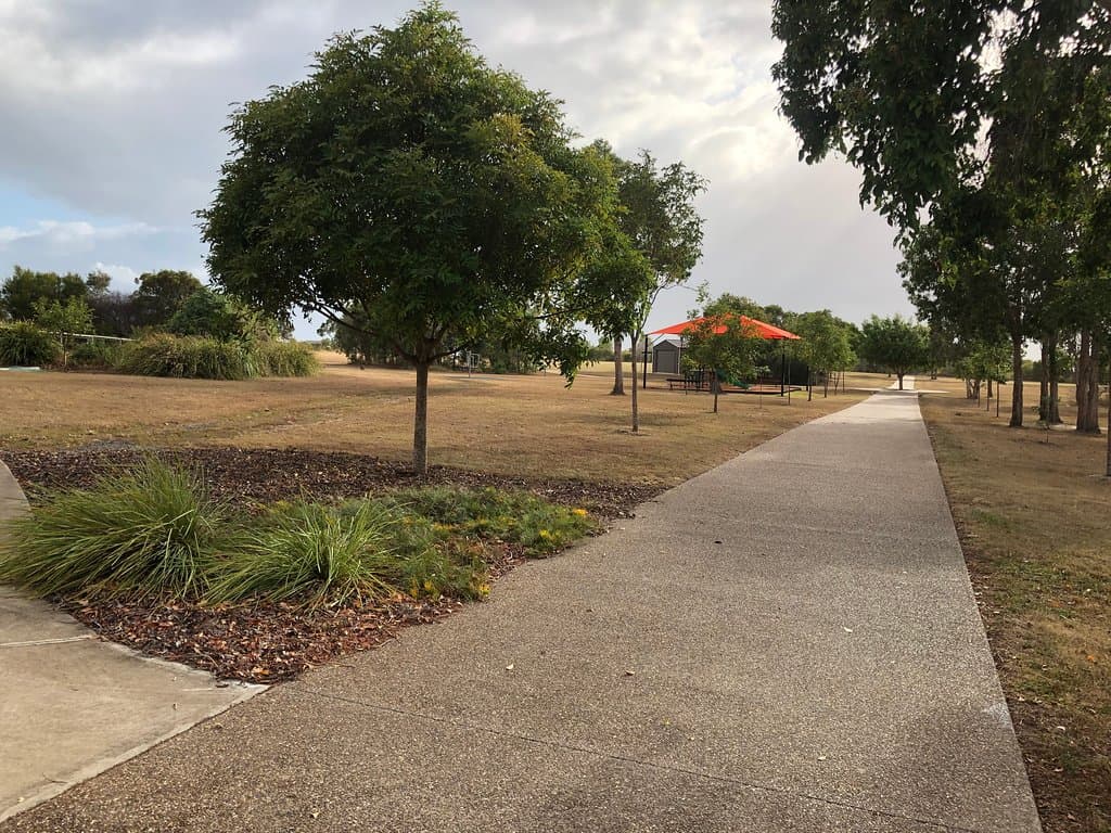 Wide walking paths