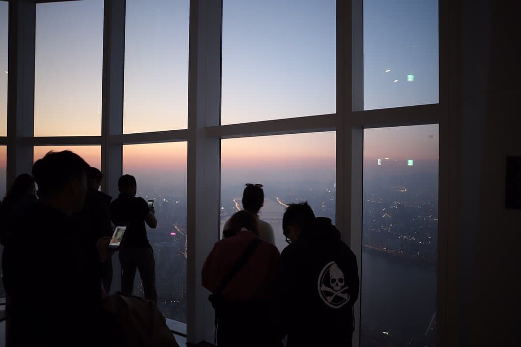 Lotte World Tower Christmas Market