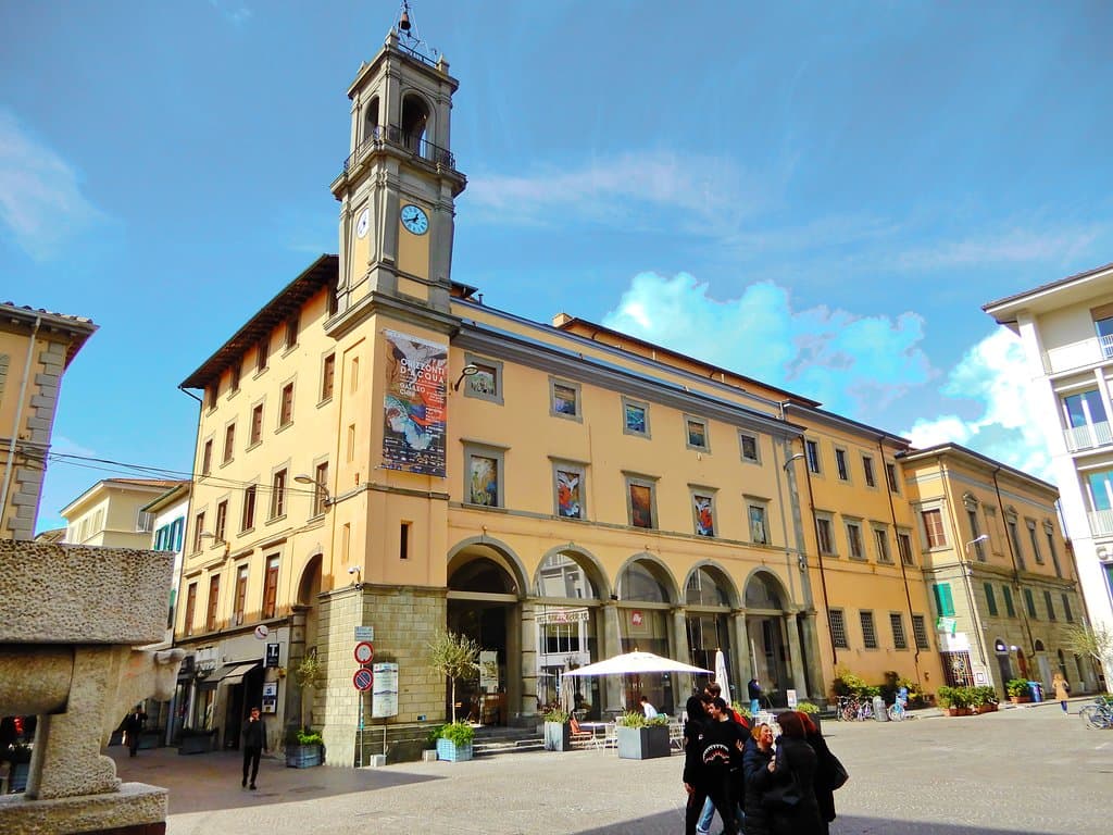 Palazzo Pretorio di Pontedera, sede della mostra.