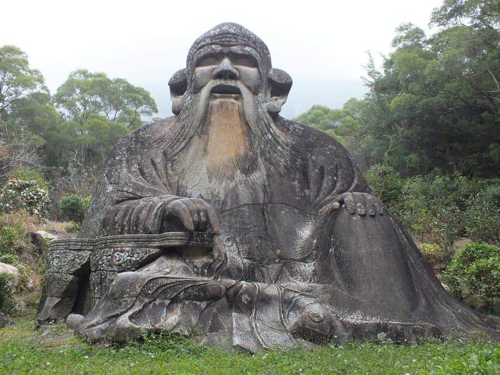 The famous Laojun rock at Qingyuan Mountain
