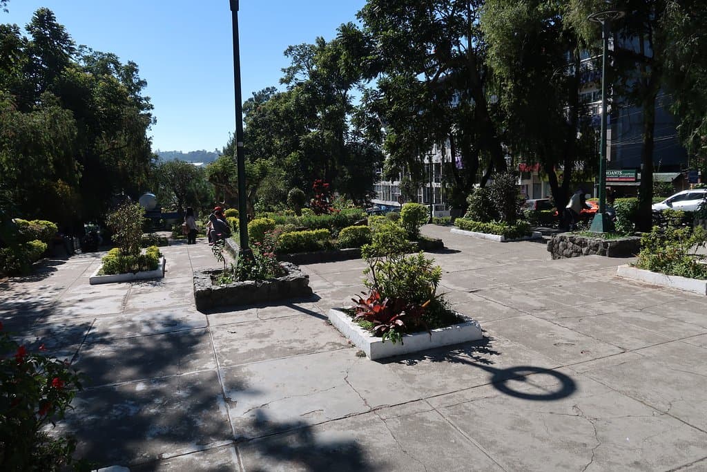 The top end of Rizal Park, Baguio City.