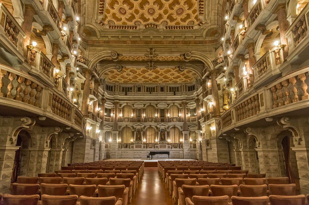 visto dall'ingresso