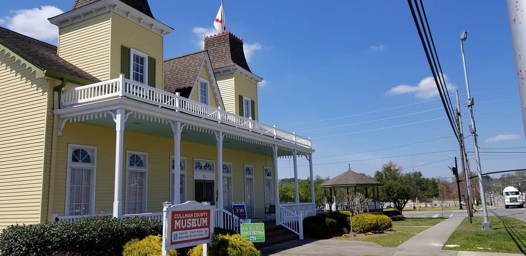 The Cullman County Museum is located in a replica of John Cullmann's home.