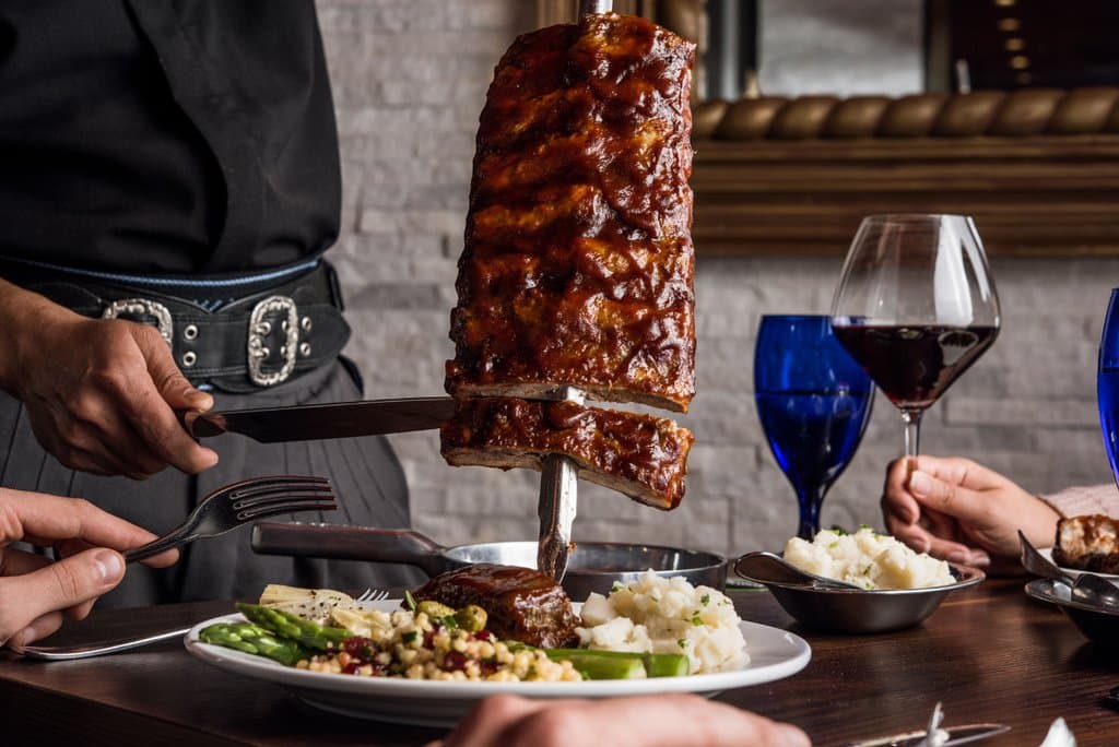 Barbecued pork ribs