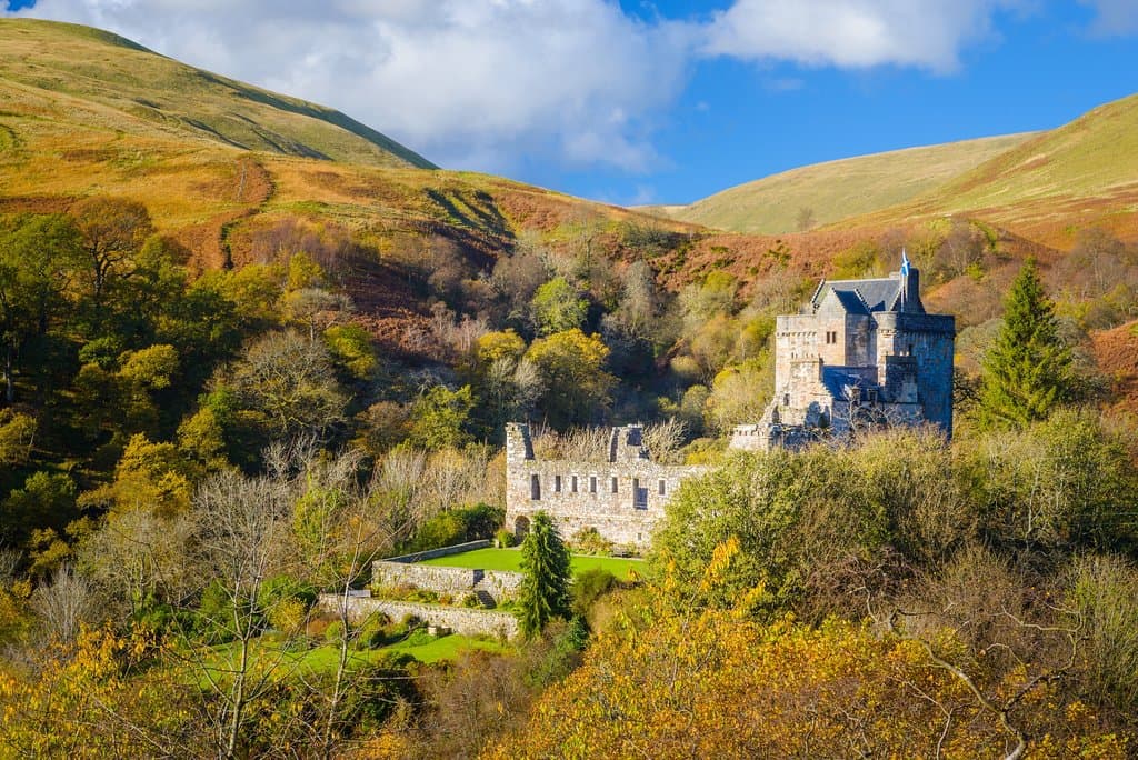 Castle Campbell is a medieval castle situated high above the town of Dollar in Clackmannanshire