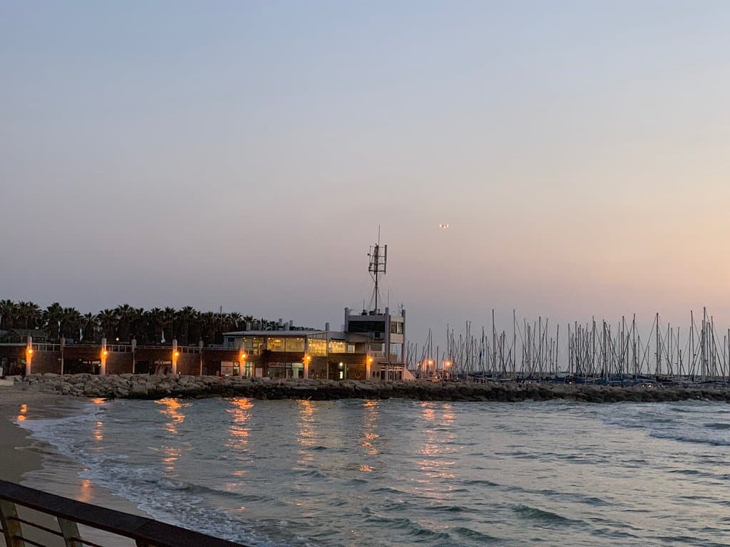 Sunset at Tlv Marina