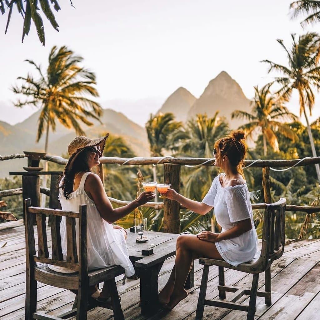 Cocktails and a view!