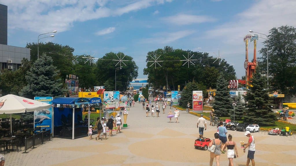 Центральный пляж, Анапа