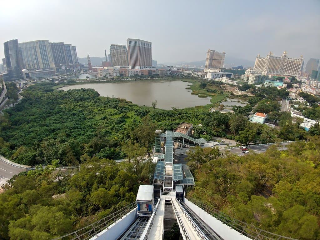 View of lifts and surrounding