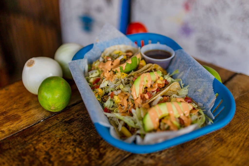 Jamaican Jerk Chicken tacos