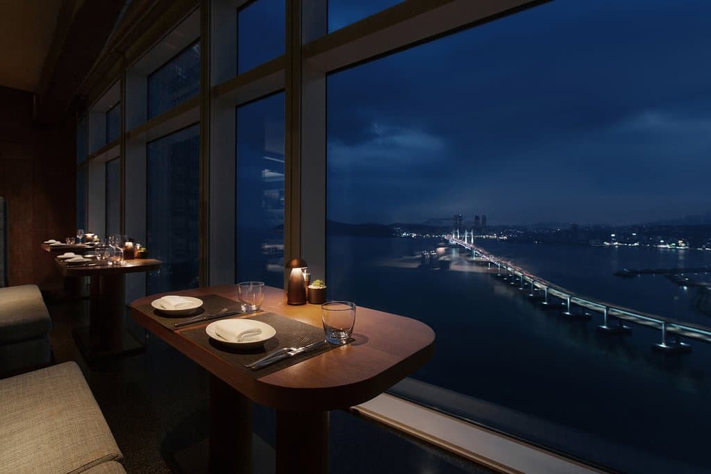 Dining Room Couple Seat Night