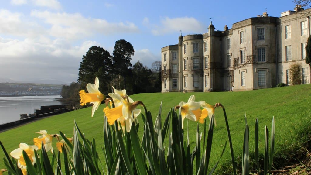 Beautiful spring morning at Plas Newydd House and Garden.