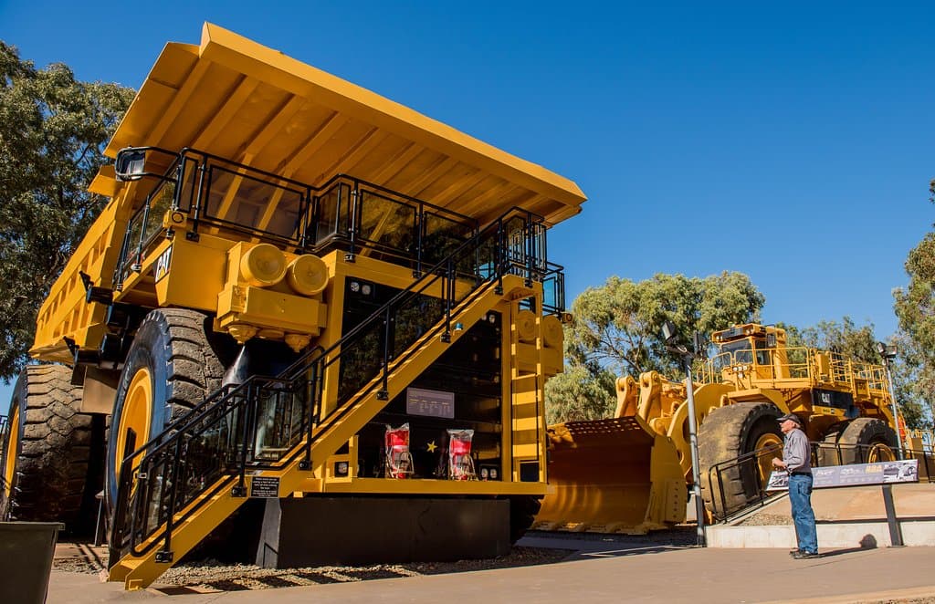 Haul truck and Loader