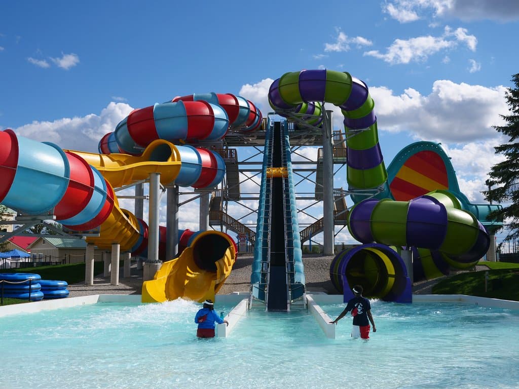 Caribbean Chaos and Krazy Kanuck, family raft rides that will thrill.