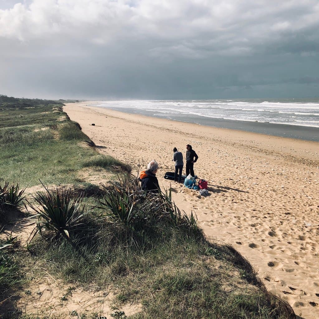 Plage de vert bois