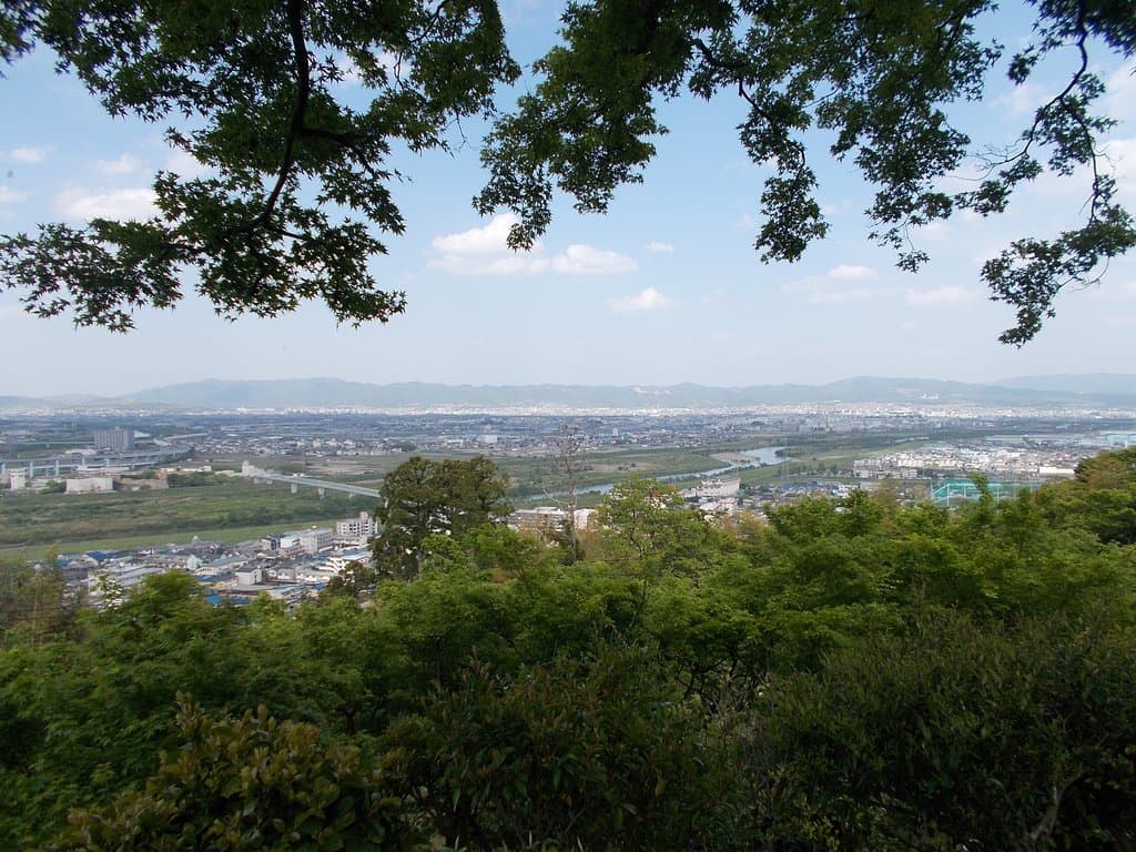 男山展望台からの眺望