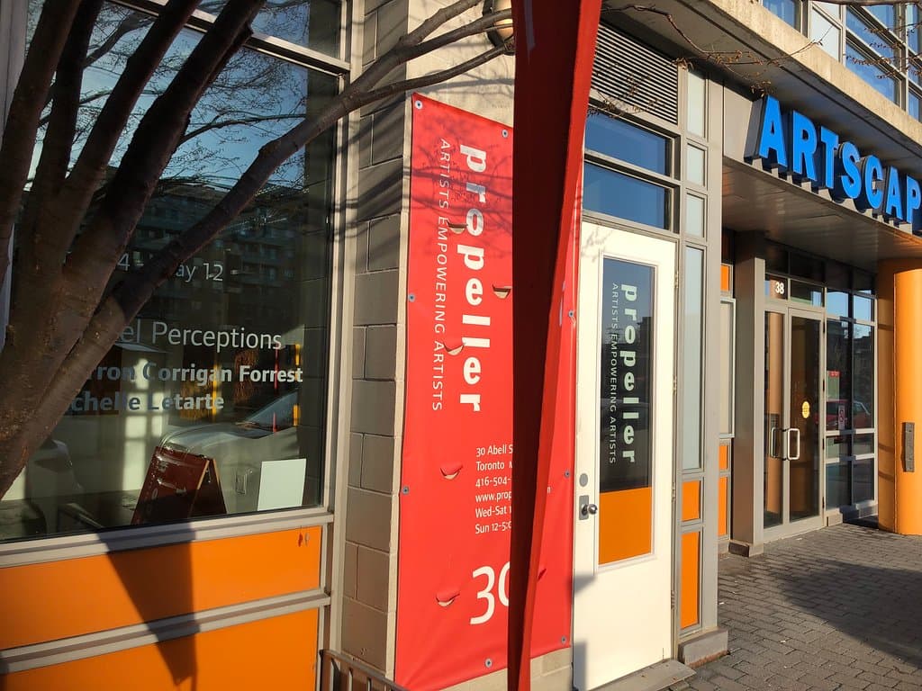 entrance @ Propeller Art Gallery