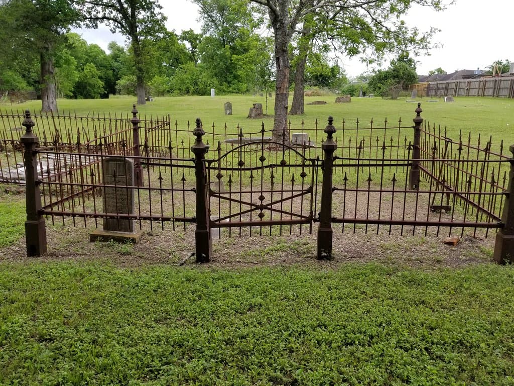View of part of the cemetery