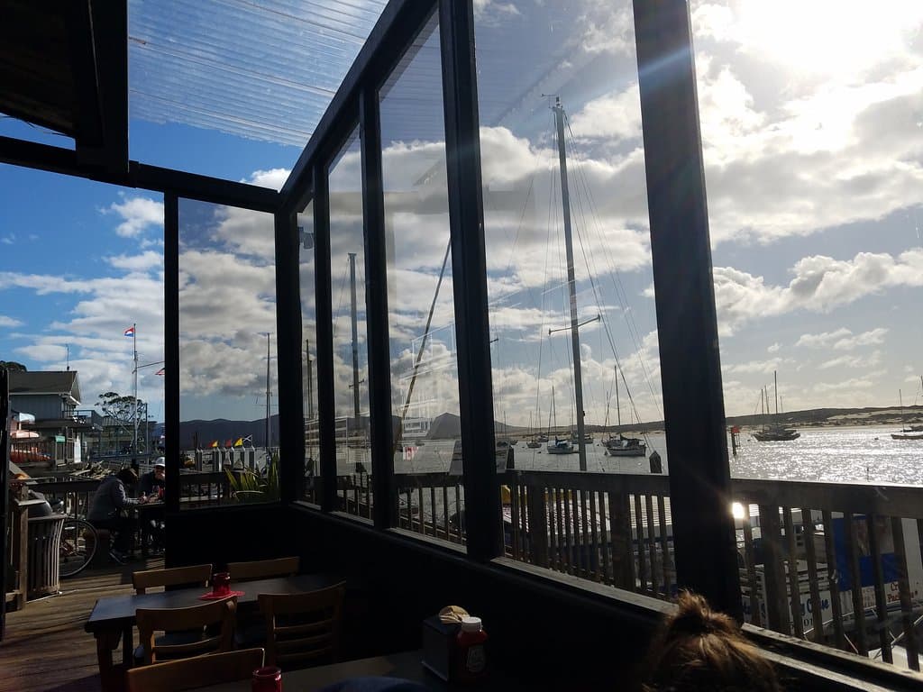 Beautiful view from downstairs patio.